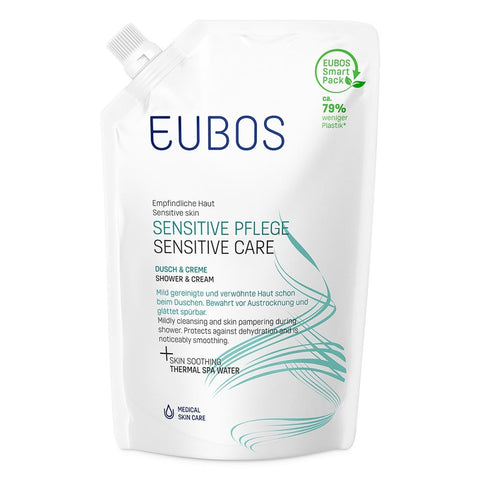 Eubos Sensitive Shower & Cream refill pouch (400 ml)