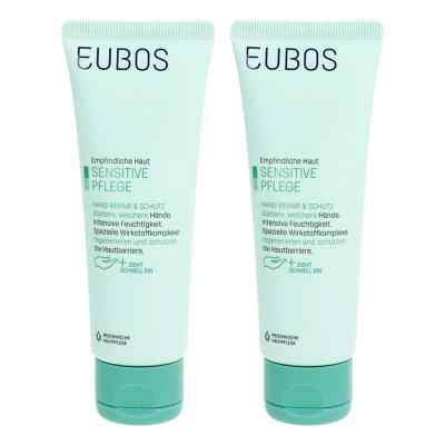 Eubos Sensible crème réparatrice et protectrice pour les mains (2x75 ml)