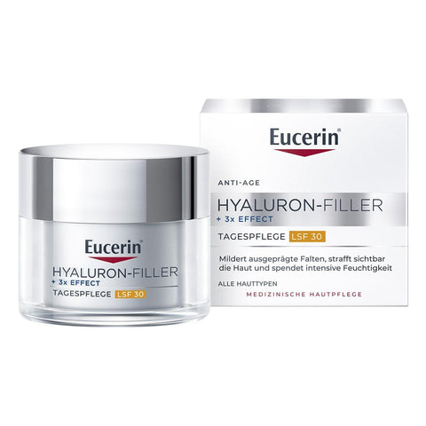 Eucerin Hyaluron-Filler + 3x Effect crème de jour SPF 30 (50 ml)