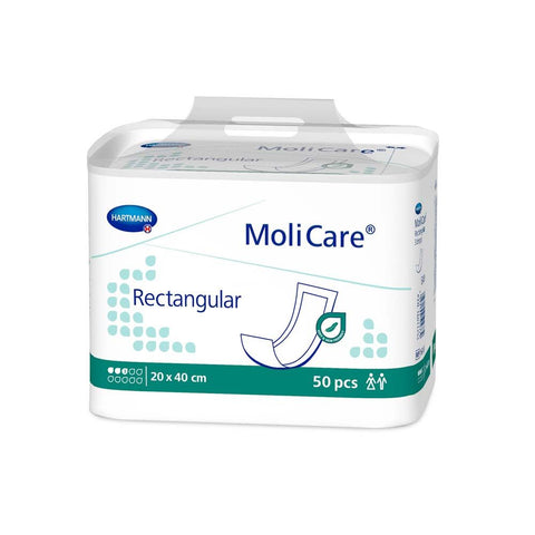 MoliCare® Rectangulaire 3 gouttes 20x40 cm (50 pièces)