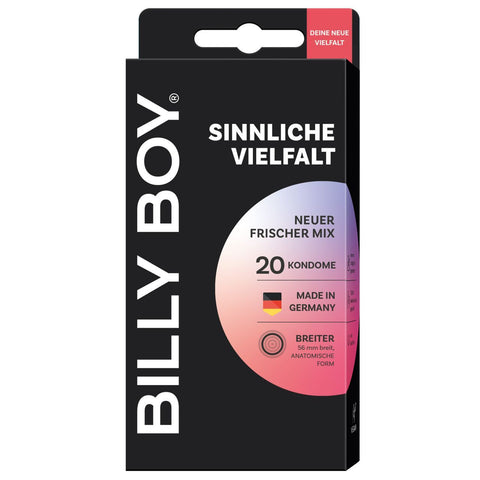 BILLY BOY Kondom-Vielfalt „Sinnliche Momente“ (20 Stück)