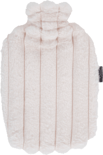 Fashy Wärmflasche mit Plüschbezug creme (2L)