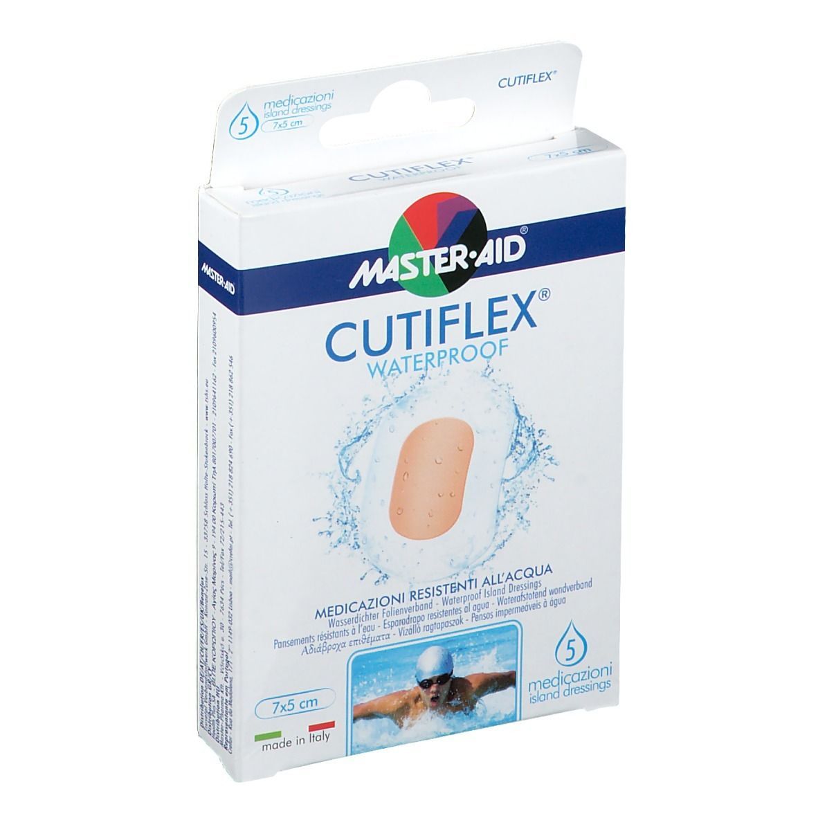 Cutiflex pansement film 5 x 7 cm stérile