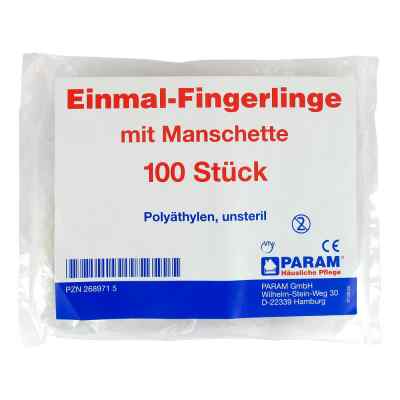 Param GmbH Doigtier jetable en plastique (100 pièces)