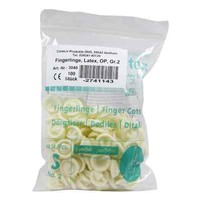 Careliv Produkte OHG Doigtier latex opération taille 2 (100 pièces)
