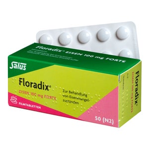 Floradix Fer 100 mg forte (50 comprimés)