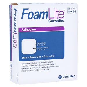 FOAM LITE Convatec pansement en mousse PU adhésif (5x5 cm, 10 pièces)