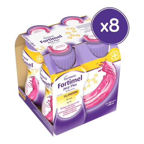 Fortimel Jucy Plus framboise note fraîche (32x200 ml)