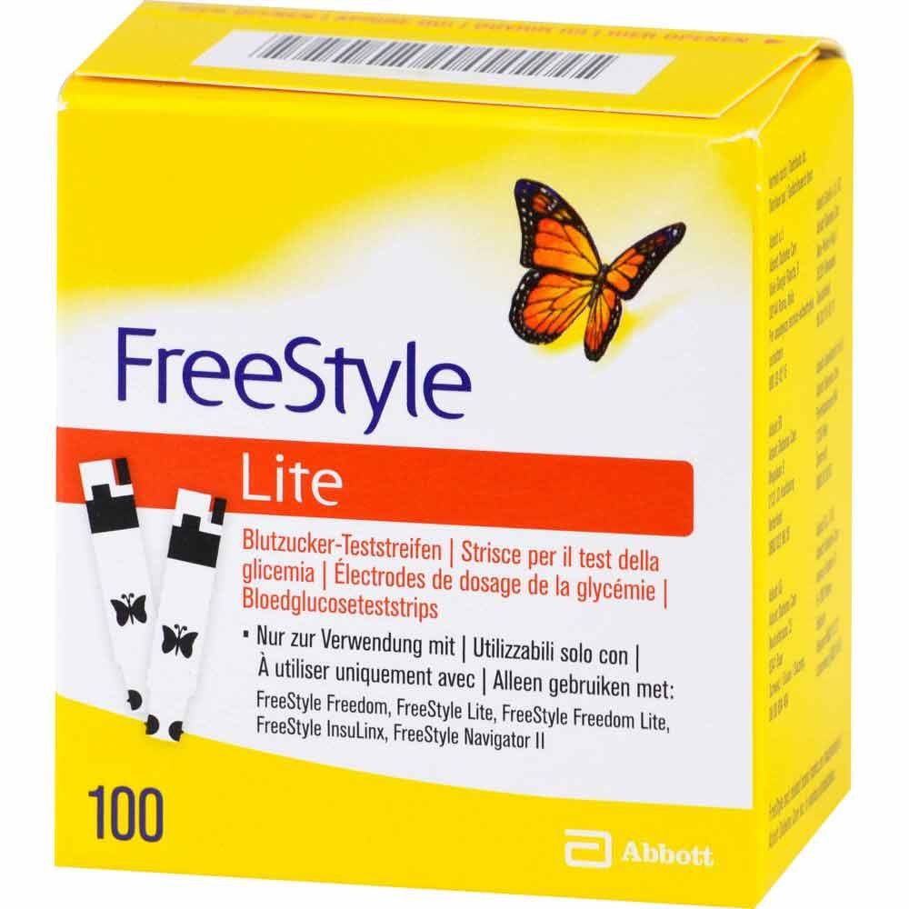 FreeStyle Lite bandelettes de test sans codage (100 pièces)
