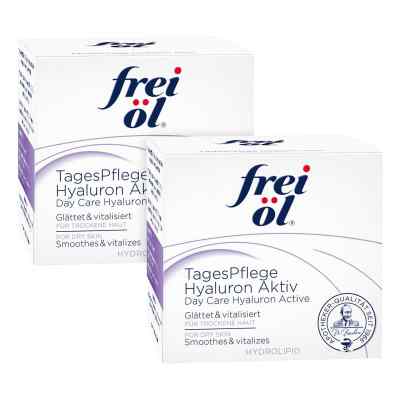 Frei öl Hydrolipid soin de jour Hyaluron Aktiv crème (2 x 50 ml)