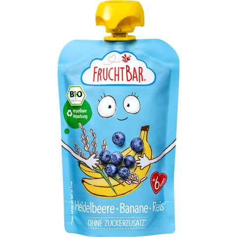 FruchtBar Purée myrtille, banane & riz dès 6 mois (100 g)
