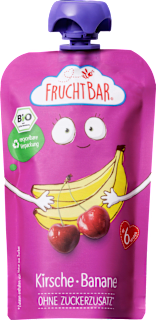 FruchtBar Fruchtpüree Kirsch-Banane ab 6 Monaten (120 g)