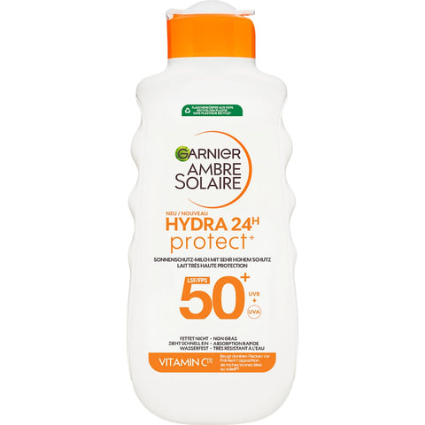 Garnier Ambre Solaire HYDRA 24h Sonnenschutzmilch SPF 50+ (175 ml)