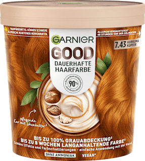 GARNIER GOOD coloration 7.43 Curcuma Cuivre (1 pièce)