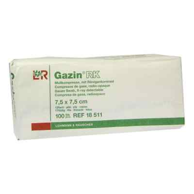 Gazin compresses 7,5x7,5 cm 12 plis non stérile avec RK (100 pièces)
