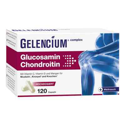 GELENCIUM Glucosamin Chondroitin hochdosiert mit Vitamin C (120 Tabletten)