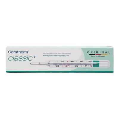 Geratherm classic+ thermomètre en verre avec étui de rangement (1 pièce)