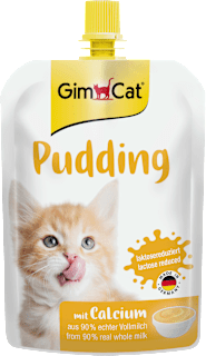GimCat Complément alimentaire pour chat, pudding au calcium (150 g)
