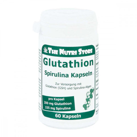 Hirundo Products Glutathion 200 mg + Spirulina Kapseln (60 Kapseln)