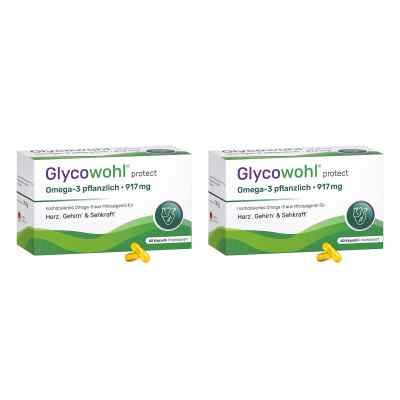 Glycowohl Omega-3 Kapseln 917 mg vegan + DHA + EPA + DPA (2x60 Stück)