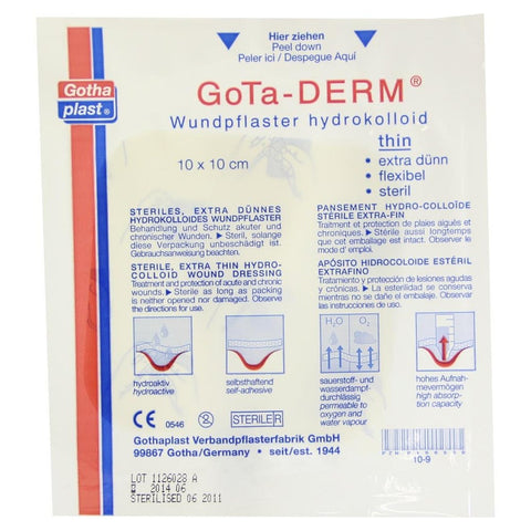 Gothaplast GoTa-DERM dünnes steriles Hydrokolloid-Pflaster (1 Stück)