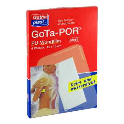 Gota-por PU film pour plaie stérile 15x10 cm (5 pièces)