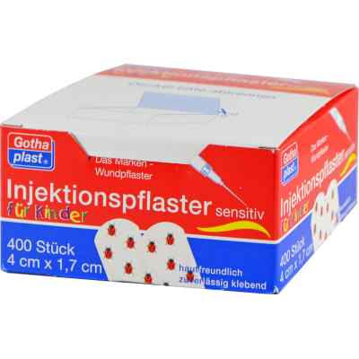 Gothaplast pansements pour injection enfants insectes (1,7 x 4 cm, 400 pièces)
