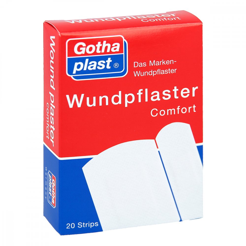Gothaplast Wundpfl.comfort 2 tailles (20 pièces)
