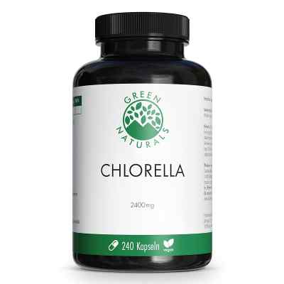 Green Naturals Chlorella 2400mg gélules végétaliennes (240 pièces)