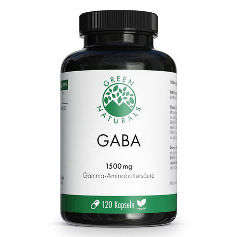 Green Naturals® GABA 1500 mg gélules végétaliennes (120 gélules)