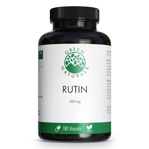 Green Naturals Rutin 500 mg Sophora japonica vegane Kapseln (180 Stück)