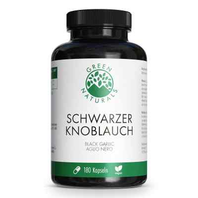 Green Naturals Schwarzer Knoblauch 600 mg vegane Kapseln (180 Kapseln)