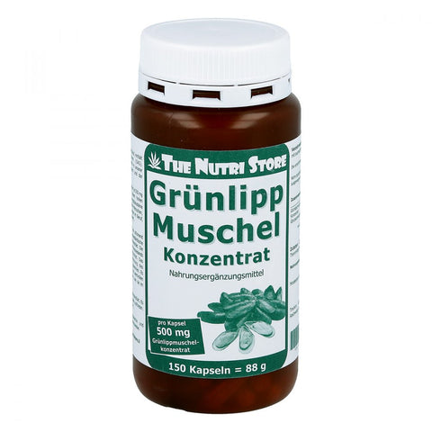 Hirundo Products Grünlippmuschel-Konzentrat 500 mg Kapseln (150 Kapseln)