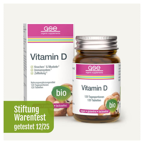 GSE Vitamin D Compact (bio) 120 Stück