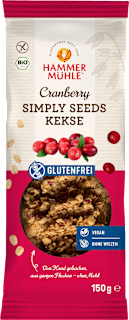 Hammermühle Simply Seeds biscuits aux cranberries sans gluten (150 g)