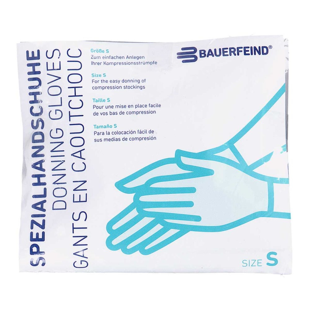Bauerfeind Gants bleus taille S série d'accessoires (2 pièces)