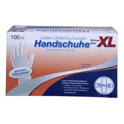Param GmbH Powder-free Latex Disposable Gloves XL (100 pieces)