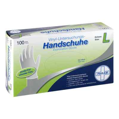 Param GmbH Gants jetables en vinyle sans poudre L (100 pièces)