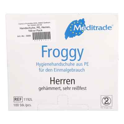 Careliv Produkte OHG Gants PE hommes (100 pièces)