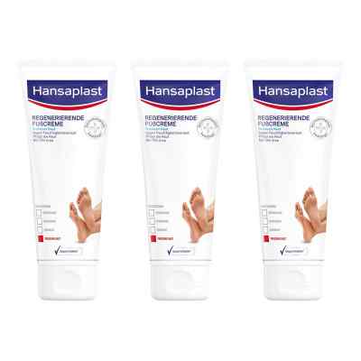 Hansaplast crème pour les pieds 10% d'urée (3x100 ml)