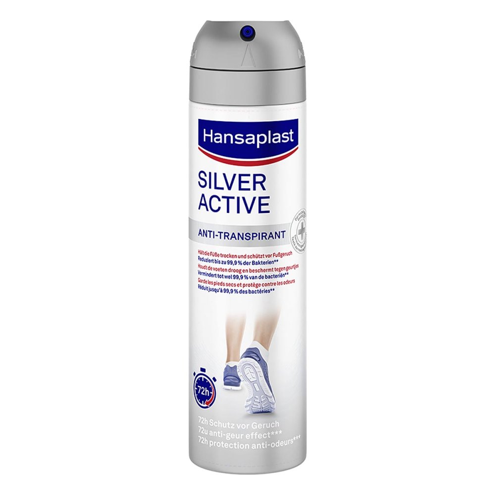 Hansaplast Silver Active spray pour pieds (150 ml)