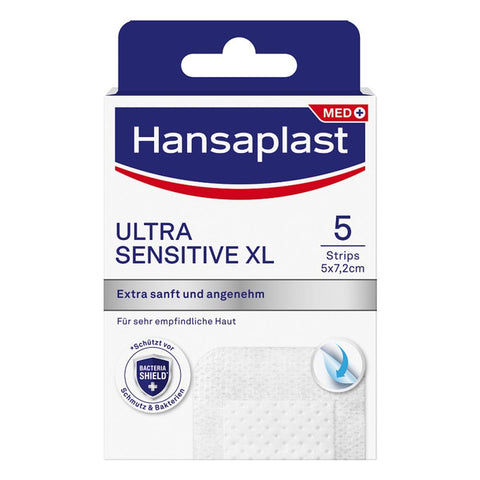 Hansaplast Ultra Sensitive Wound Dressing 5x7.2 cm XL (5 pieces)