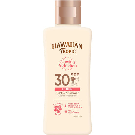 Hawaiian Tropic lait solaire glowing protection SPF 30, format voyage (75 ml)