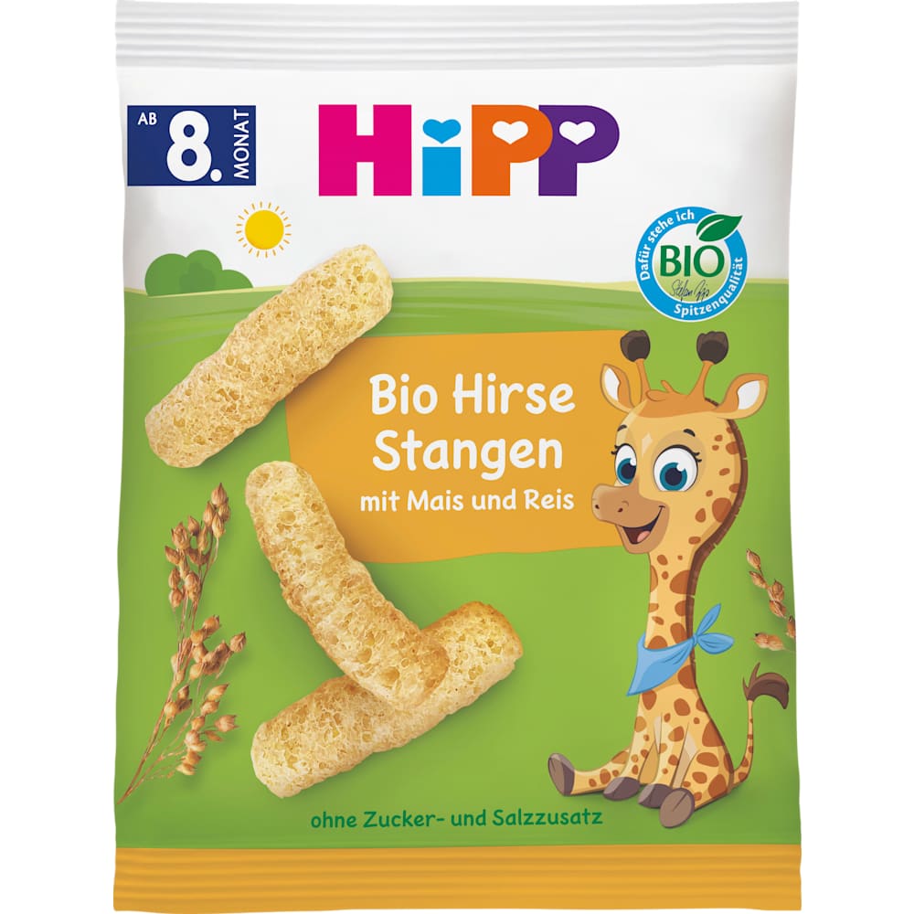 HiPP bâtonnets de millet pour bébé dès le 8ème mois (30 g)
