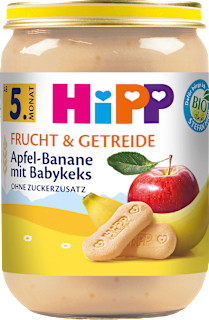 HiPP Früchte Apfel und Banane, ab dem 5. Monat (190 g)