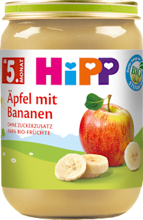 HiPP Früchte Apfel und Banane, ab dem 5. Monat (190 g)