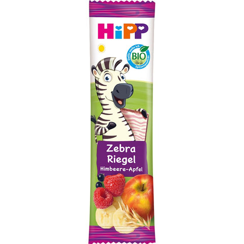 HiPP Barre de fruits Zebra framboise banane-pomme dès 1 an (23 g)