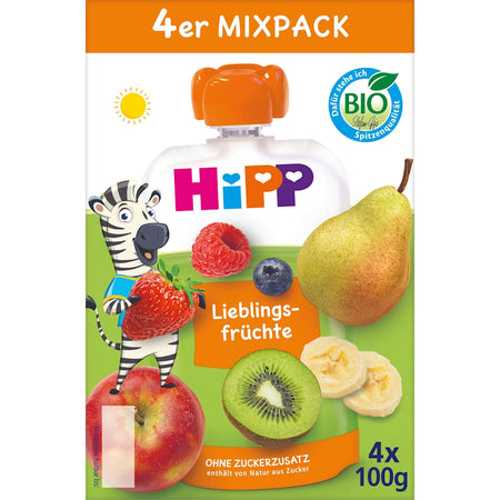 HiPP HiPPiS Mix-Pack dès 1 an (4x100 g), 400 g