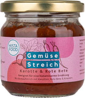 HistaFood Tartinable de légumes carotte & betterave rouge (150 g)