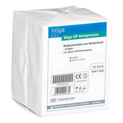 Höga compresses Op 10x10 cm non stériles 8 plis (100 pièces)